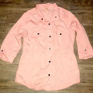 Light pink utility jacket